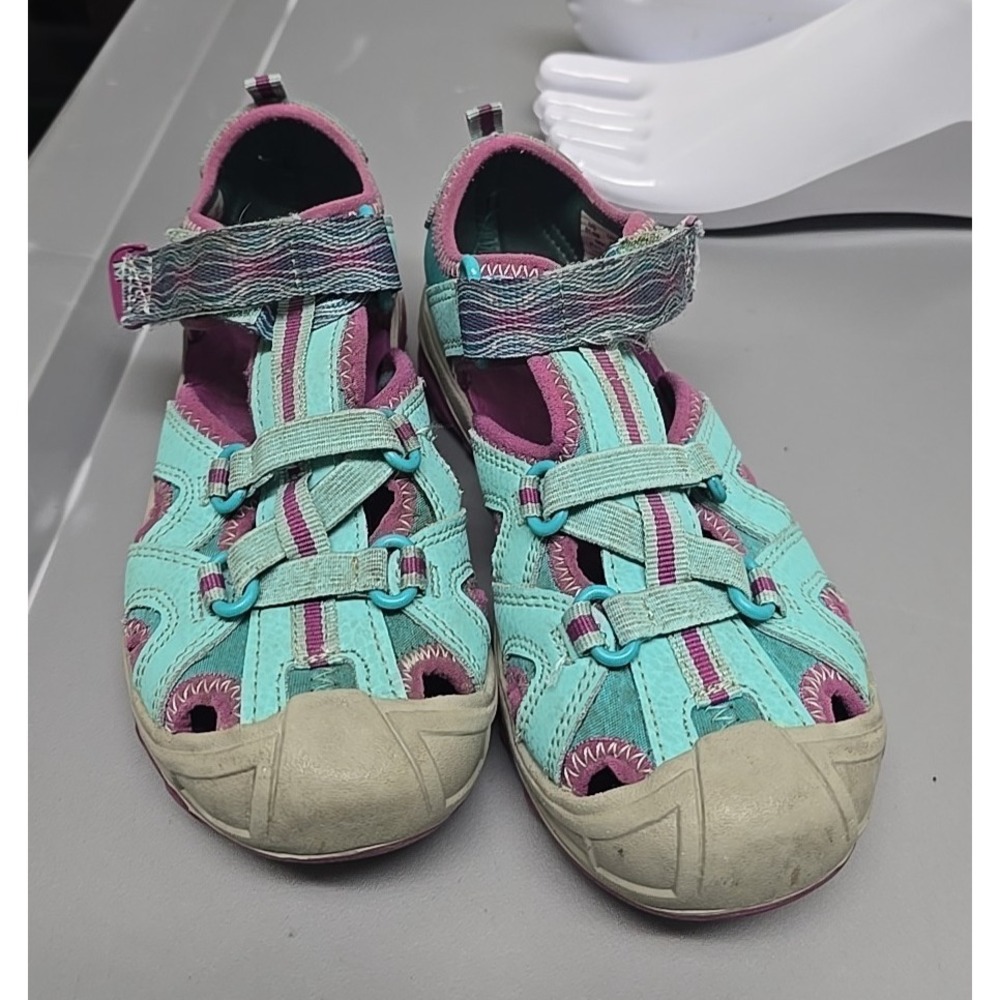 Merrell Hydro MK160859 Turquoise Closed Toe Outdoor Hiking Sandals Girls Size 1M